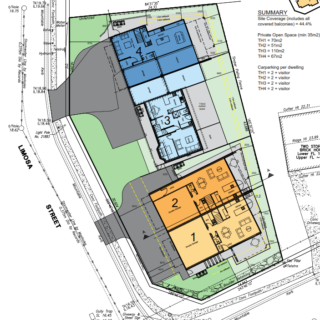 concept plans for a development at 1 Limosa Street